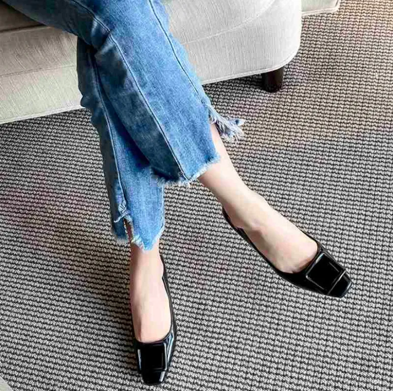 USS Shoes Meghan Women's Square Toe Heeled Shoes
