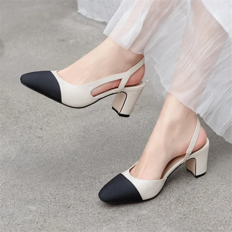 USS Shoes Nayi Women's Square Heel Pumps