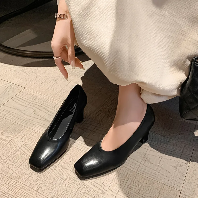 USS Shoes Roxy Women's High Heels Leather Dress Pumps