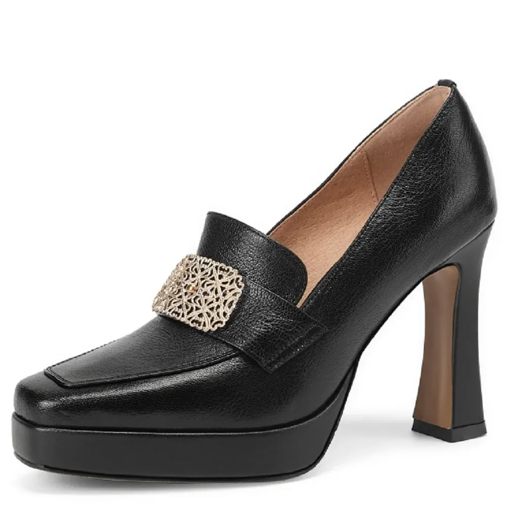 USS Shoes Valentina Women's Square Toe Platform Pumps