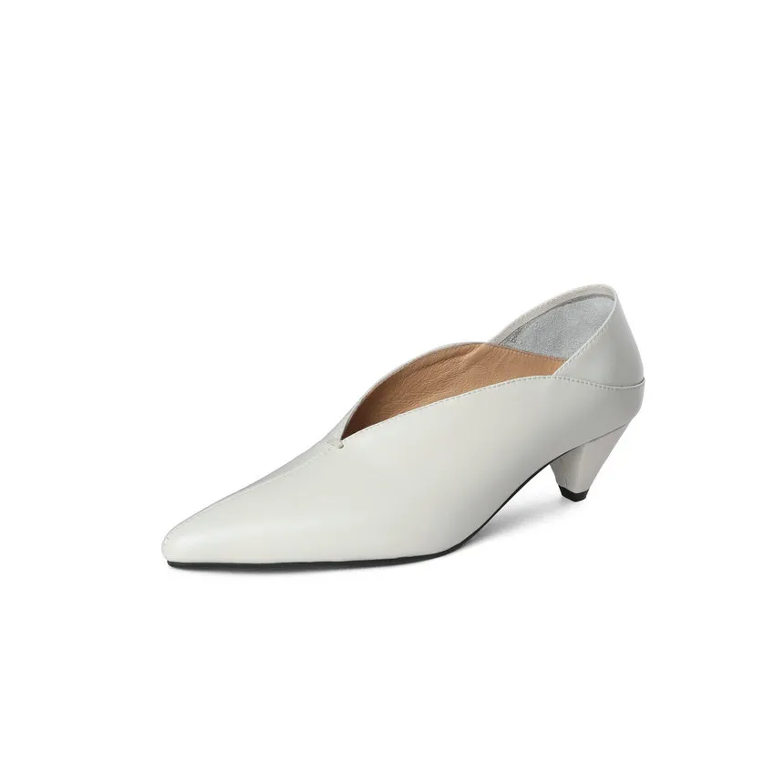 USS Shoes Velandria Women's Genuine Leather Heel Pump Shoes