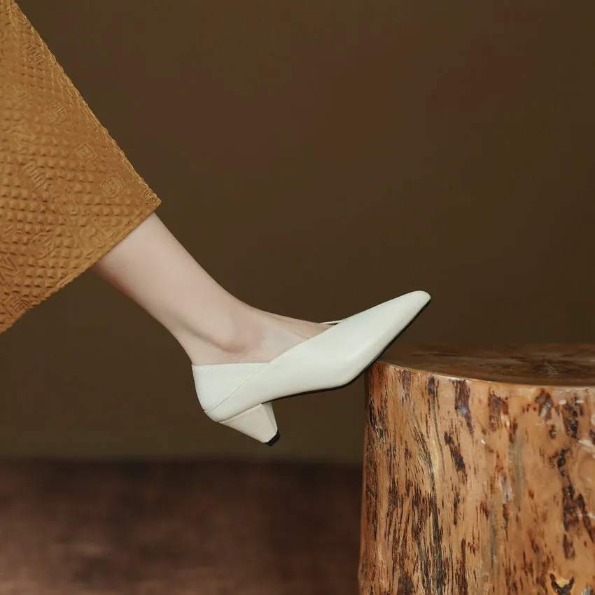 USS Shoes Velandria Women's Genuine Leather Heel Pump Shoes