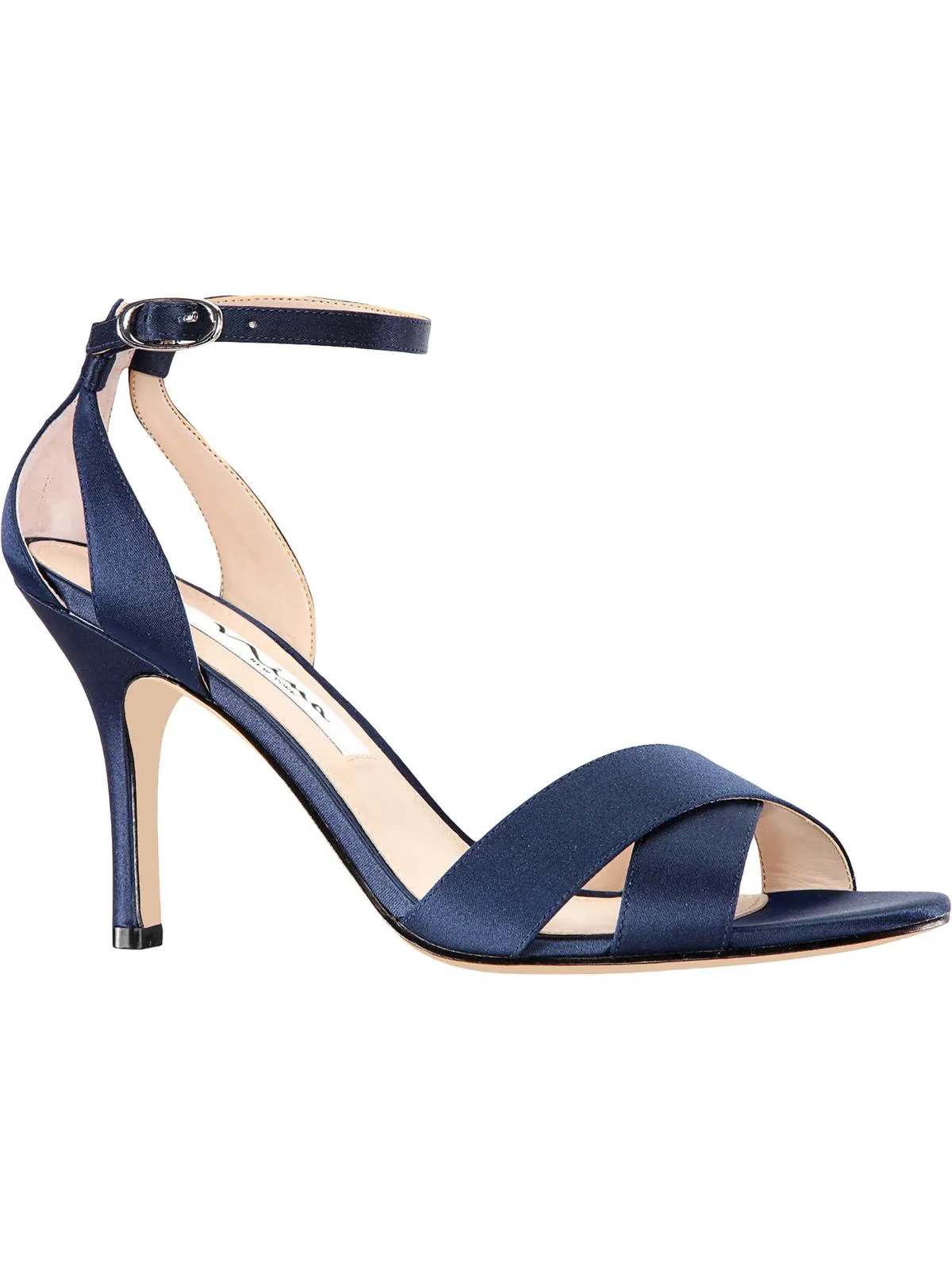 Venus Womens Ankle Strap Open Toe Heel Sandals
