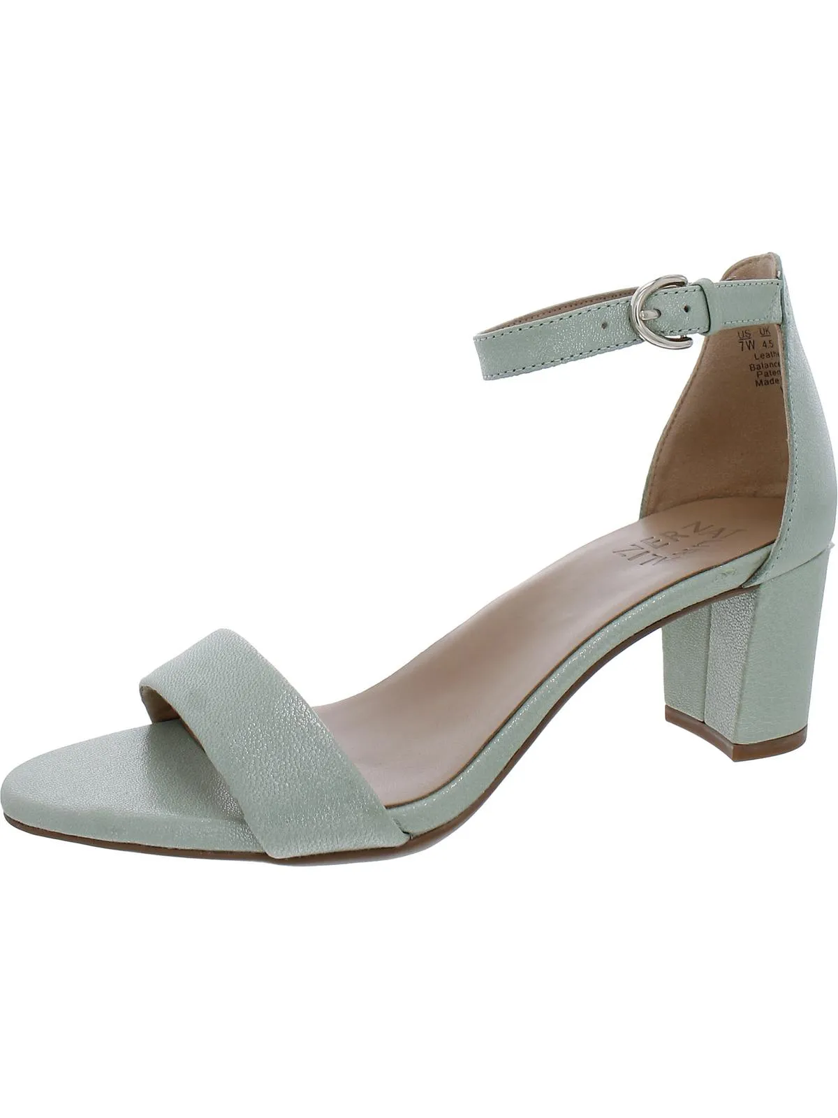 Vera Womens Open Toe Ankle Strap Heel Sandals
