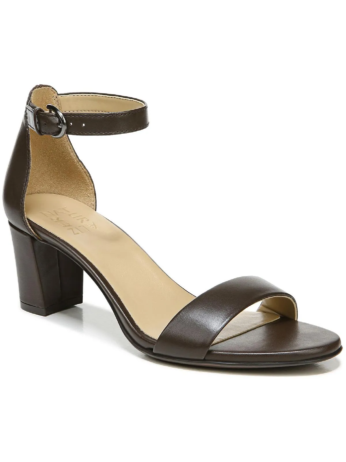 Vera Womens Open Toe Ankle Strap Heel Sandals