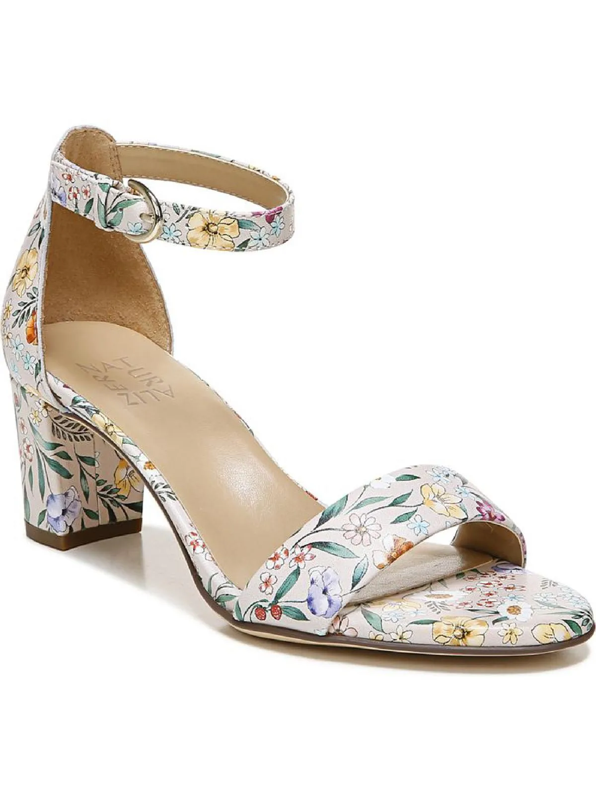 Vera Womens Open Toe Ankle Strap Heel Sandals