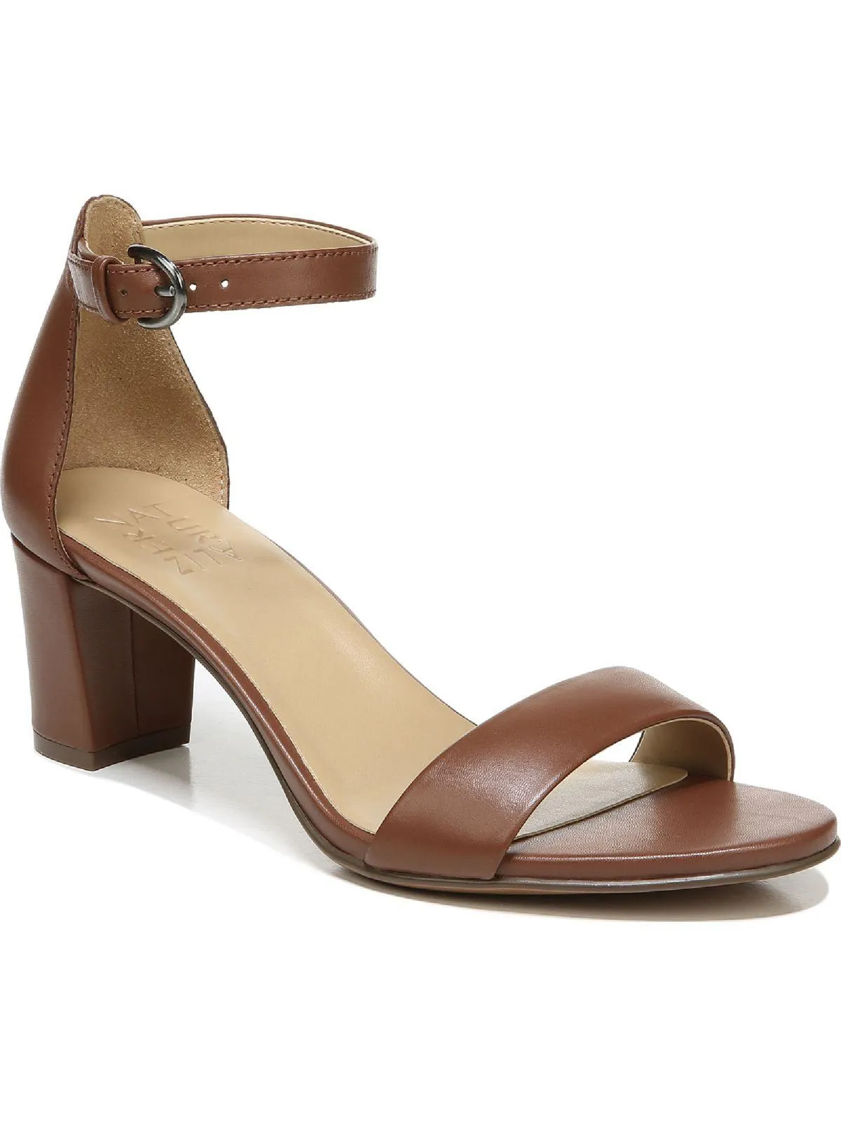 Vera Womens Open Toe Ankle Strap Heel Sandals