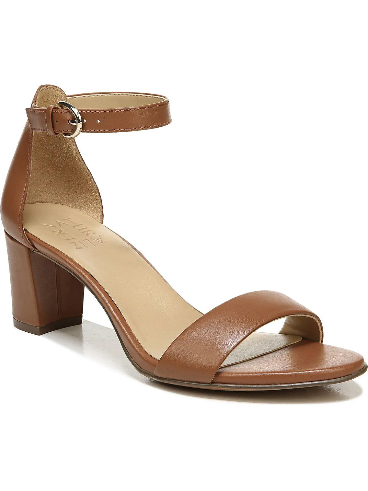 Vera Womens Open Toe Ankle Strap Heel Sandals