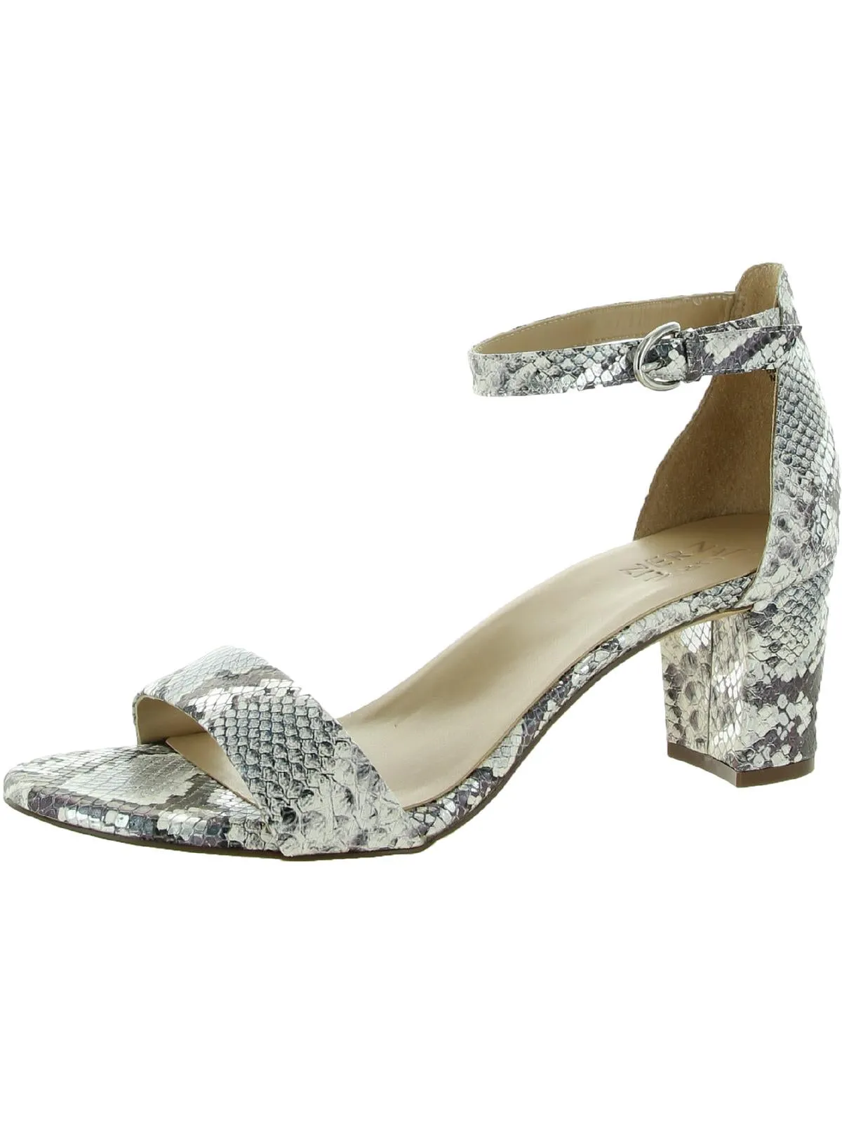 Vera Womens Open Toe Ankle Strap Heel Sandals