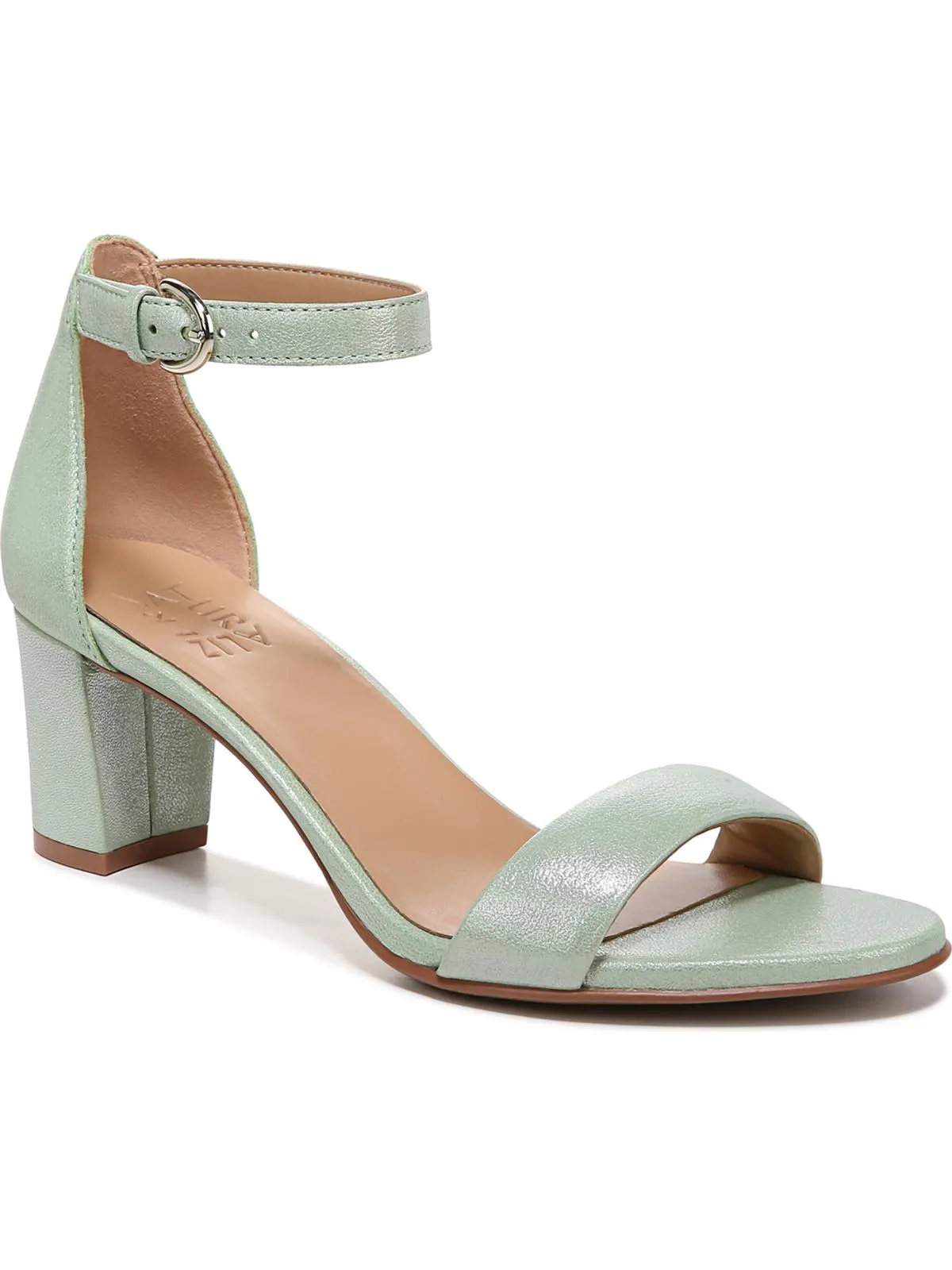 Vera Womens Open Toe Ankle Strap Heel Sandals