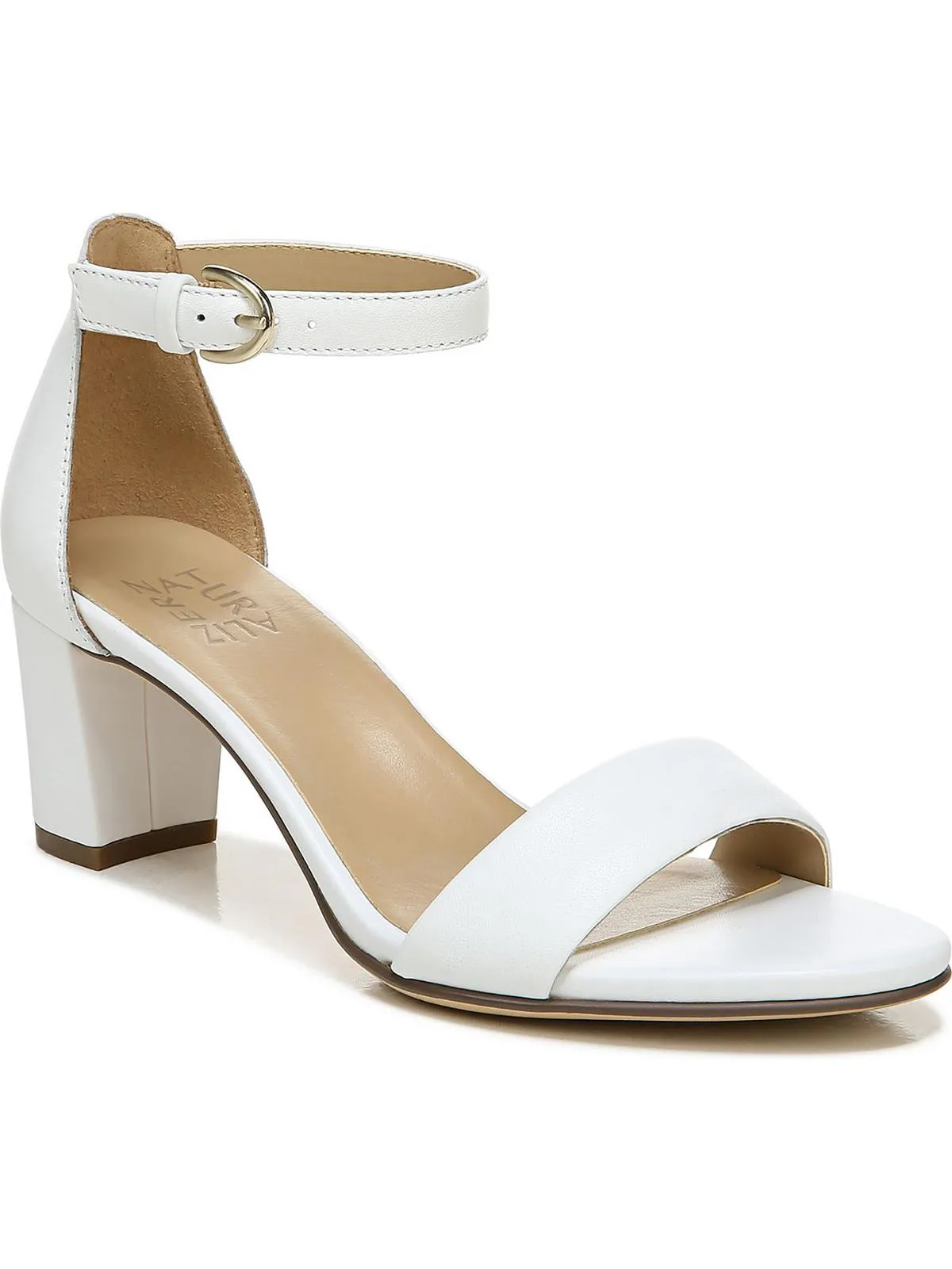 Vera Womens Open Toe Ankle Strap Heel Sandals
