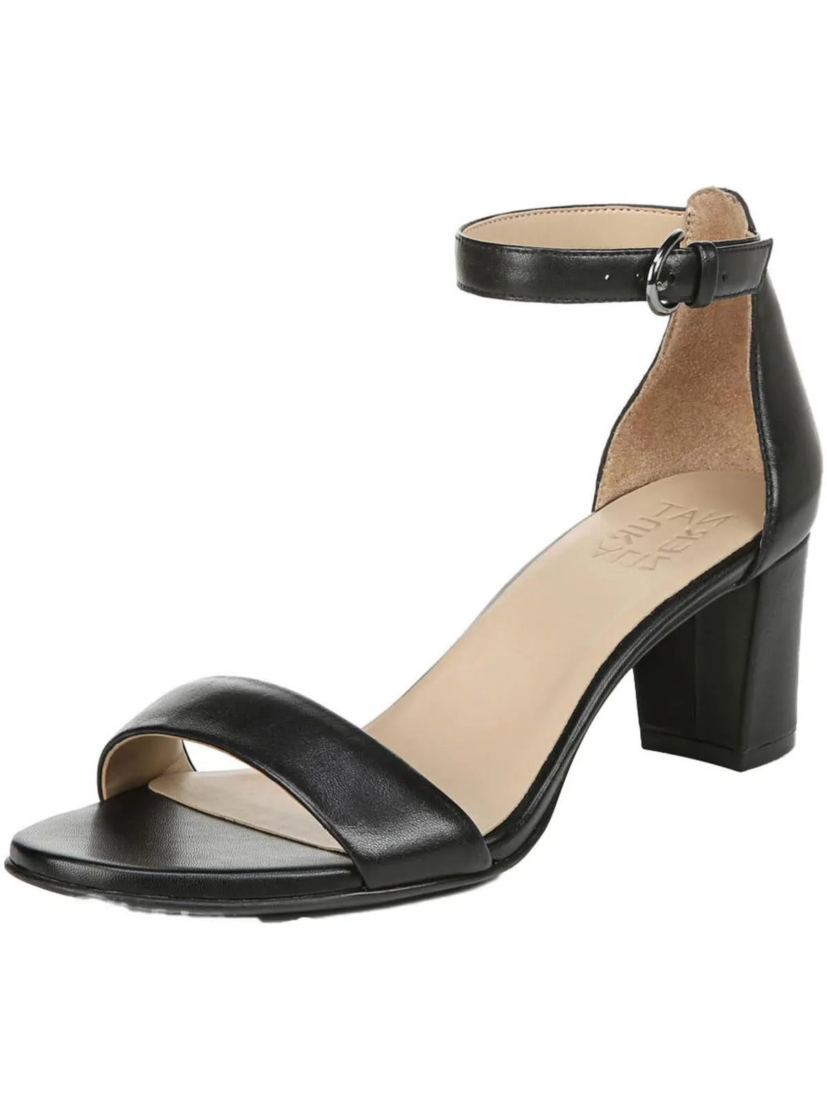 Vera Womens Open Toe Ankle Strap Heel Sandals