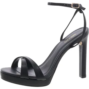 Vienna Womens Leather Stiletto Platform Sandals