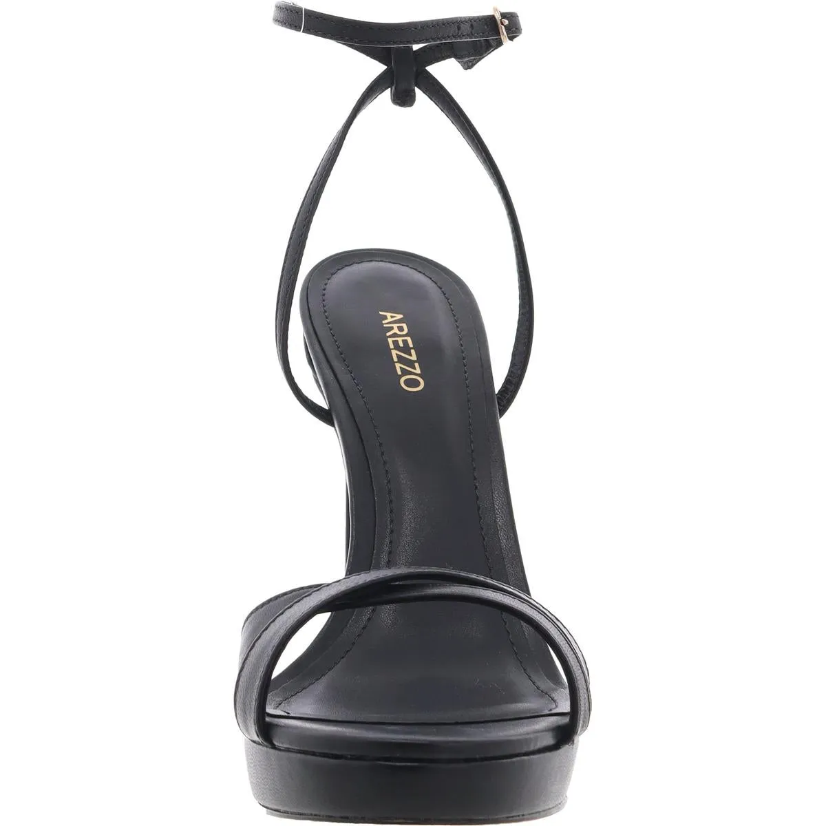 Vienna Womens Leather Stiletto Platform Sandals