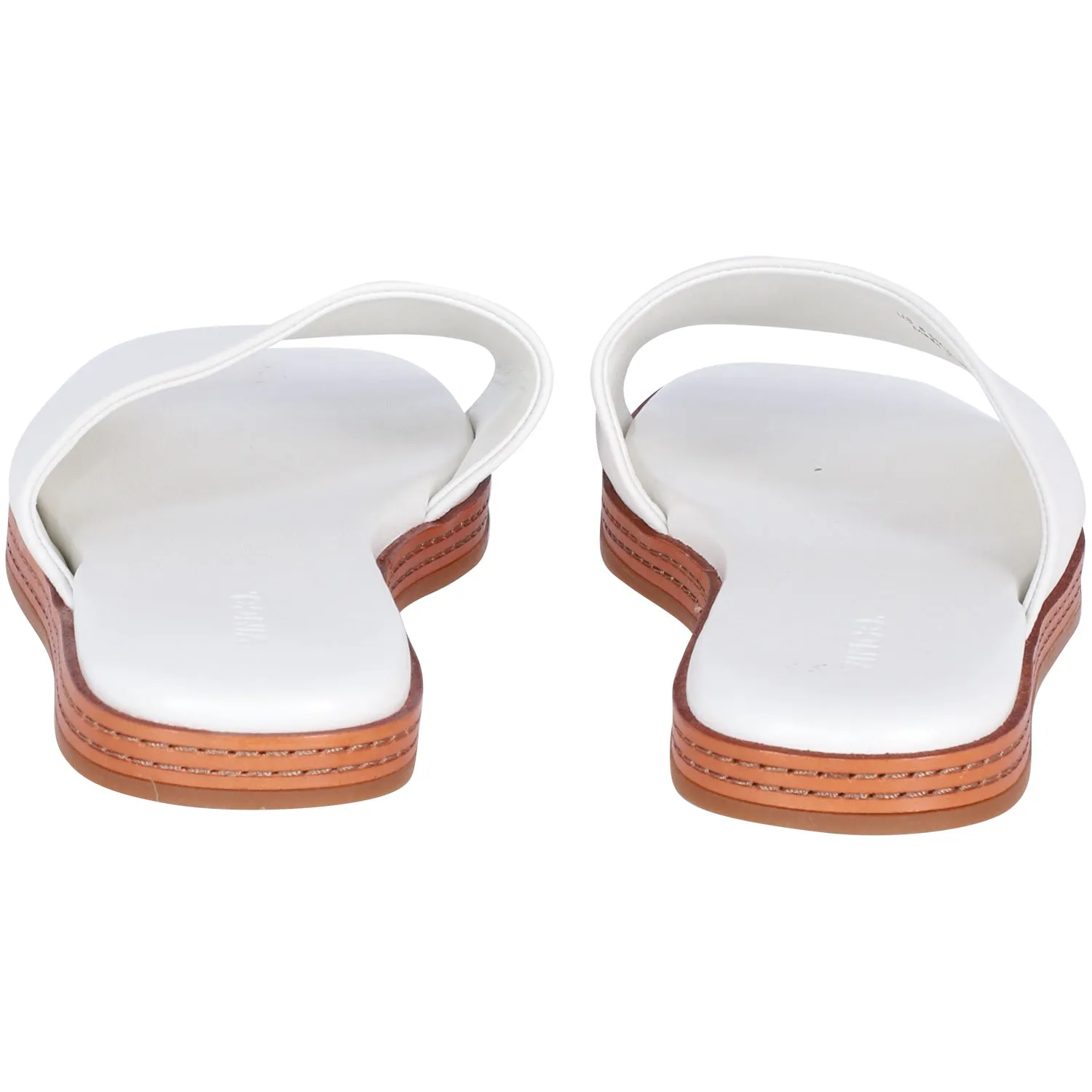 Vince Canella Sandals in White Leather