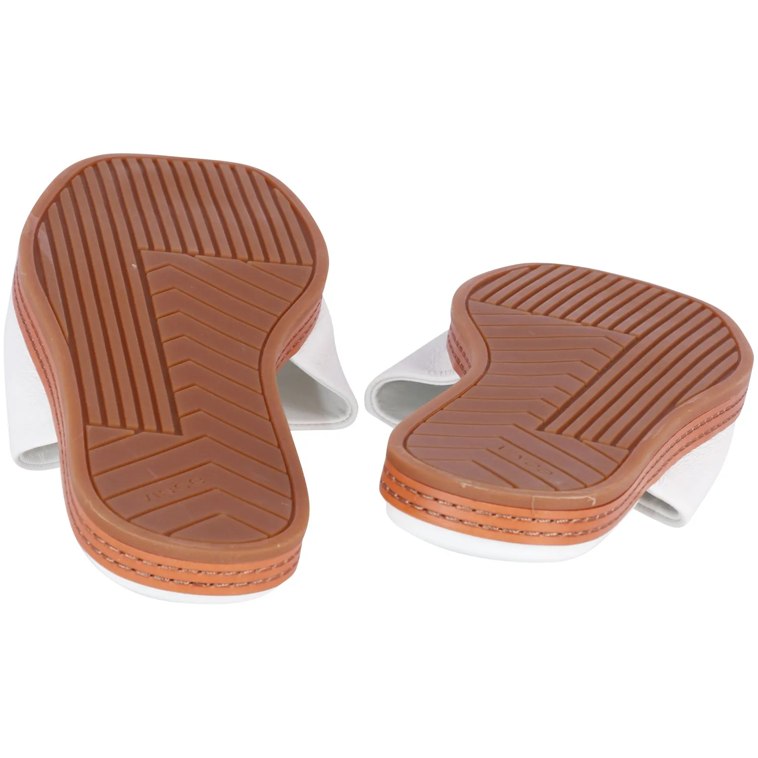Vince Canella Sandals in White Leather