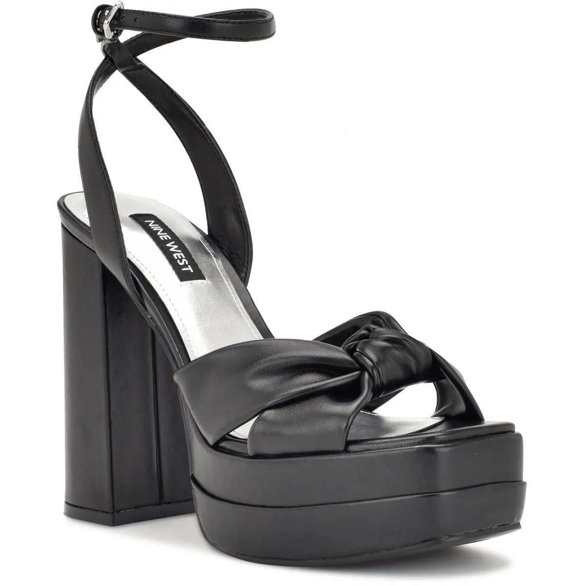VIVID3 Womens Bow Man Made Platform Sandals