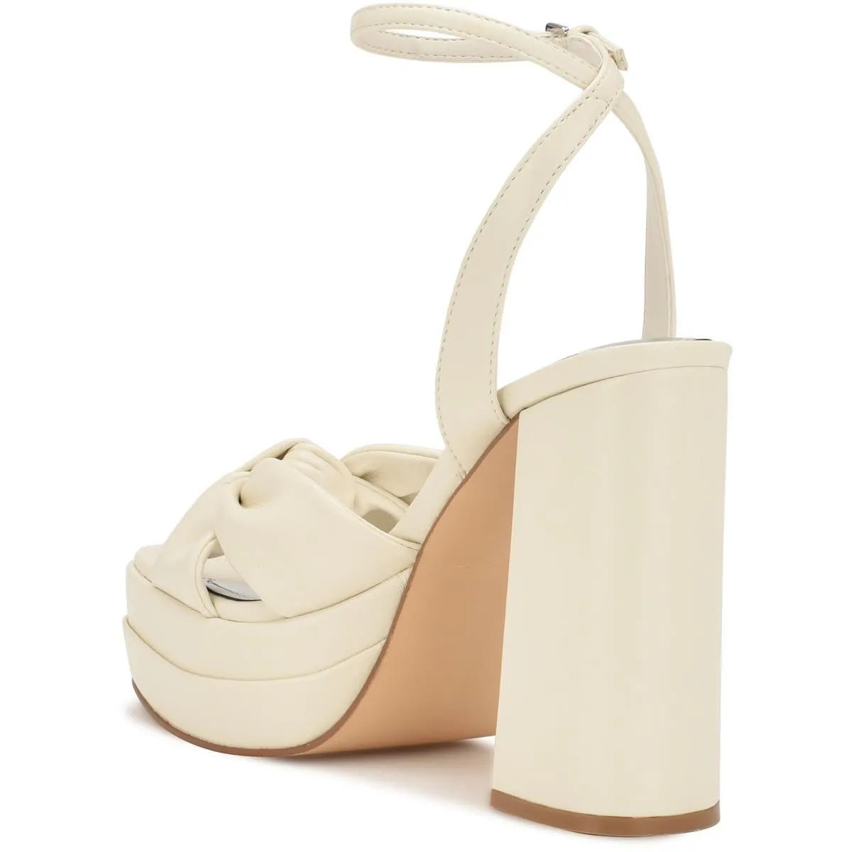 VIVID3 Womens Bow Man Made Platform Sandals