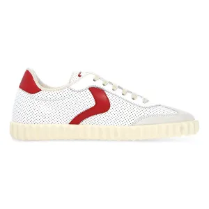 Voile Blanche Women's Ines Mesh Red/White Suede