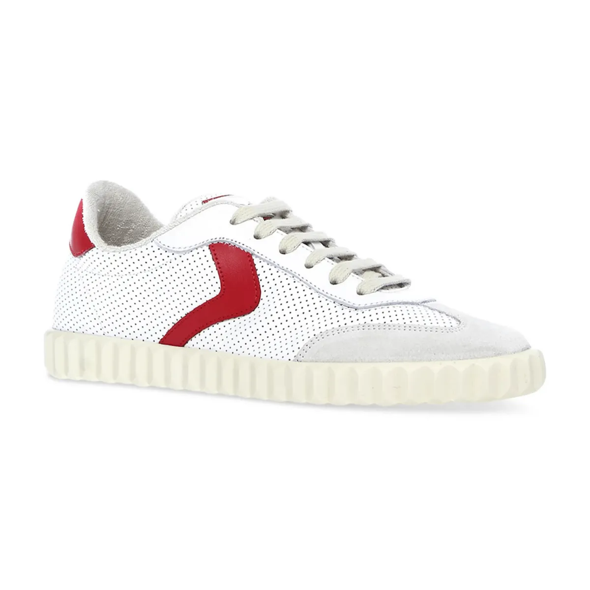 Voile Blanche Women's Ines Mesh Red/White Suede