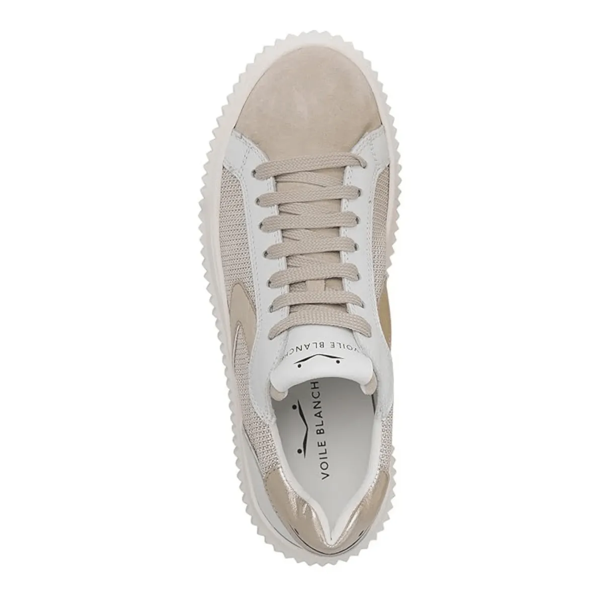 Voile Blanche Women's Lipari Rafia/Cream Nappa/White