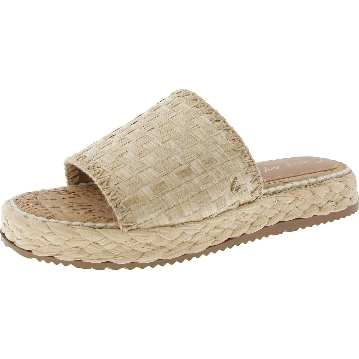 Wallis Womens Woven Straw Slide Sandals