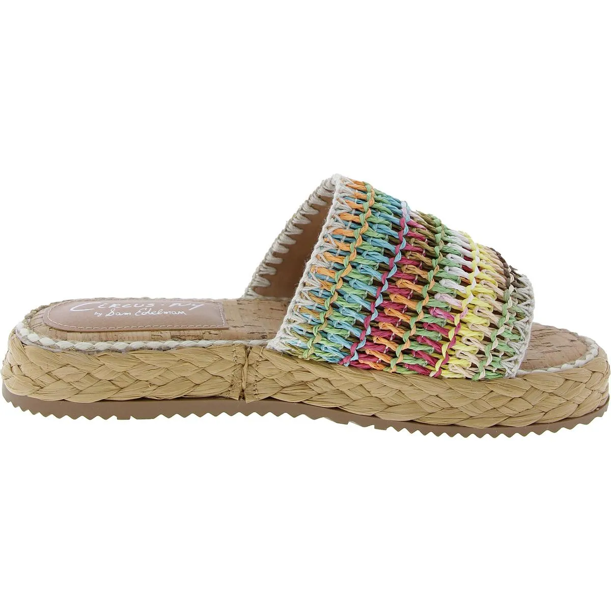 Wallis Womens Woven Straw Slide Sandals