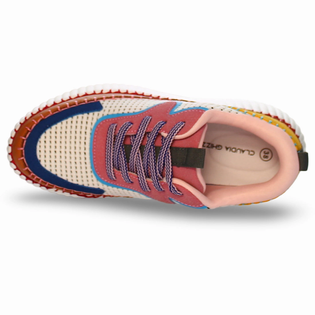 Whipstitch Pink Blue