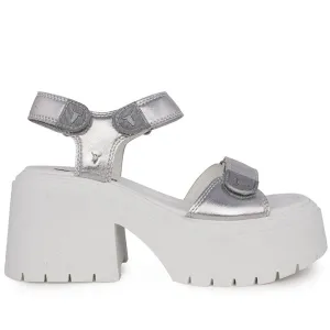 WINDSOR SMITH CONFETTI SILVER SANDALS