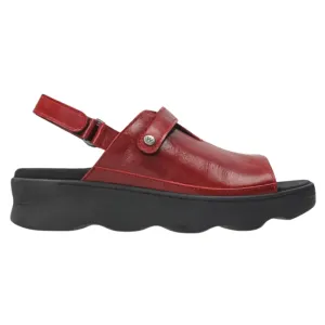 Wolky Laprida Oxblood Leather Sandal (Women's)