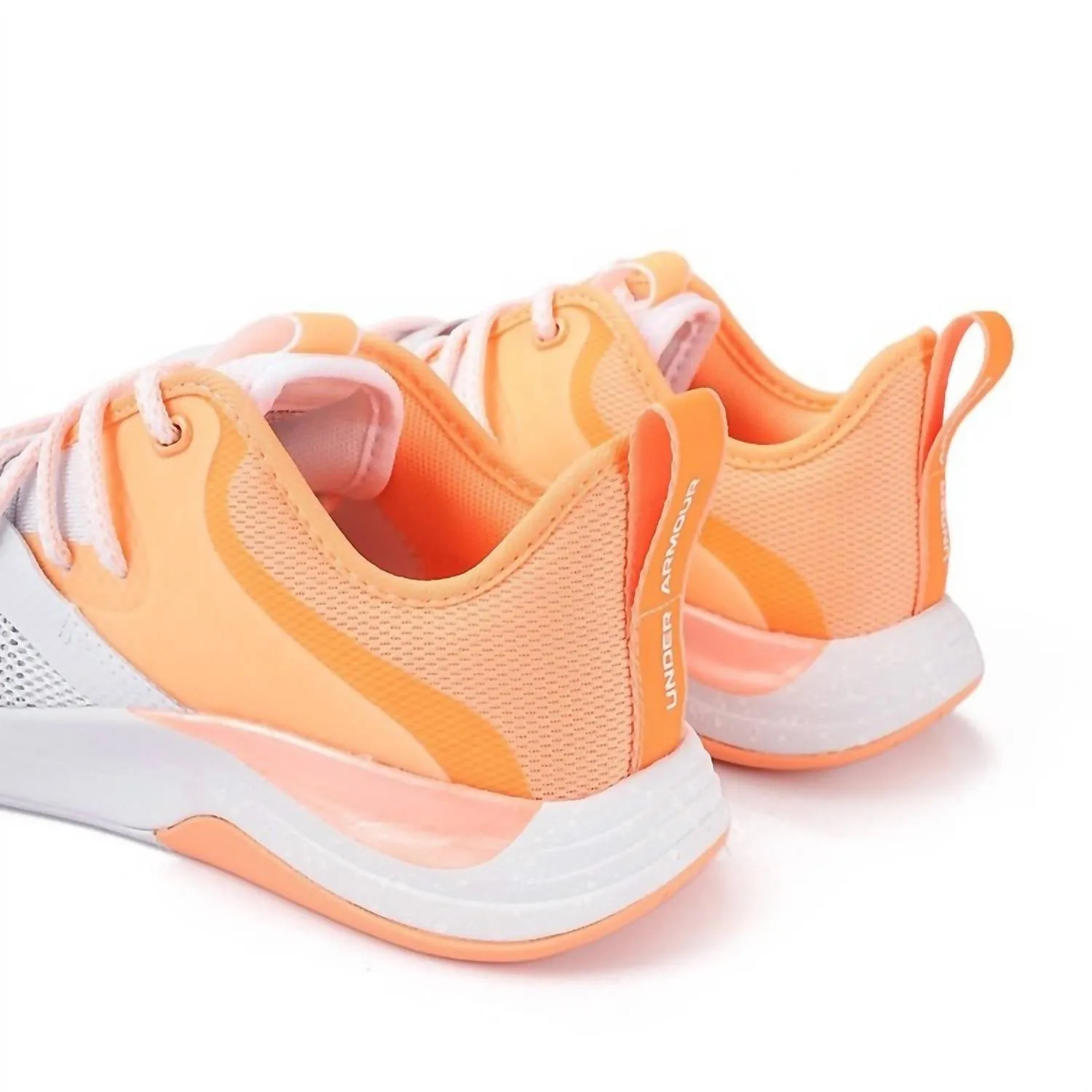 Women Charged Breathe Lace Tr Training Shoes In Orange Tropic