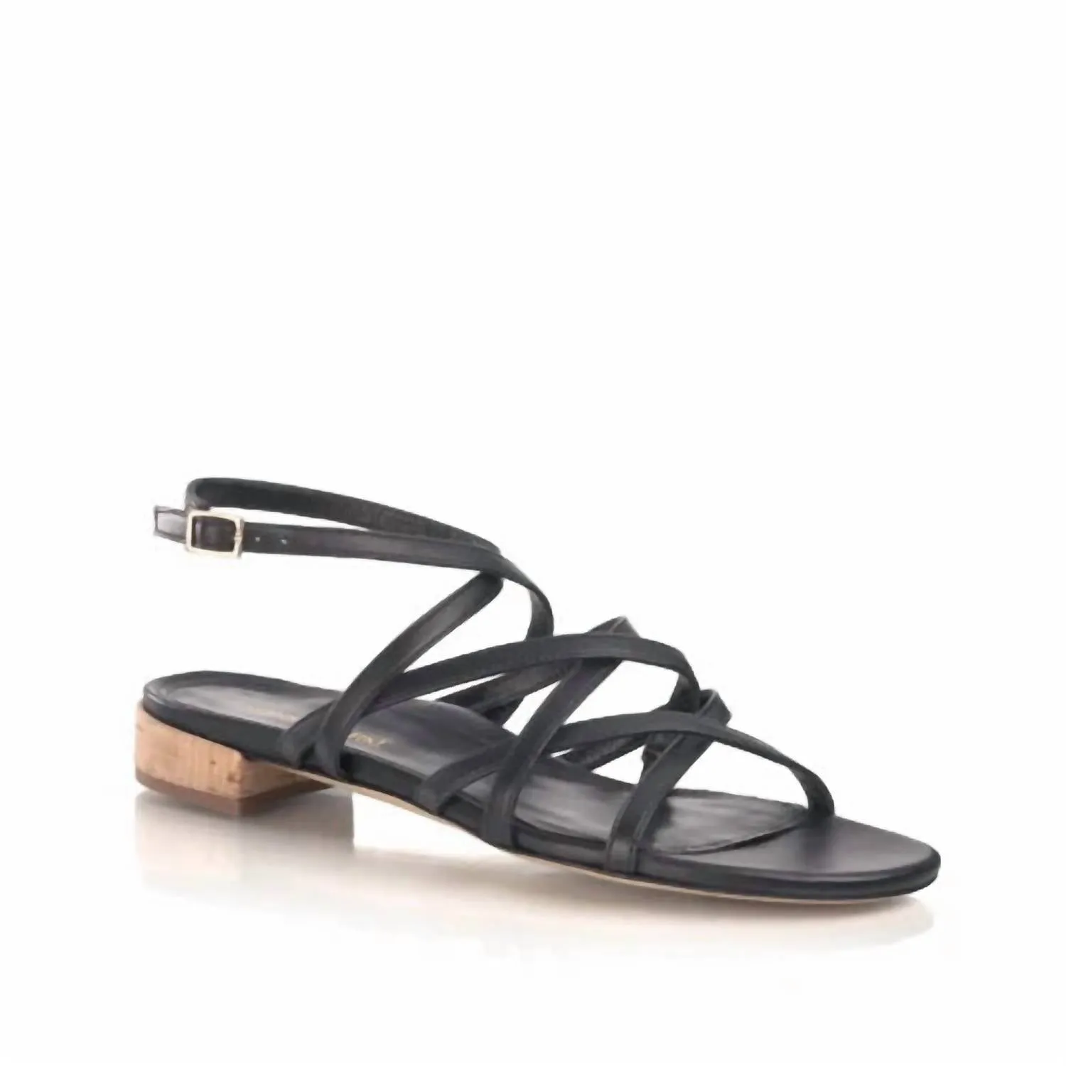 Women Ramona Flat Sandal In Black