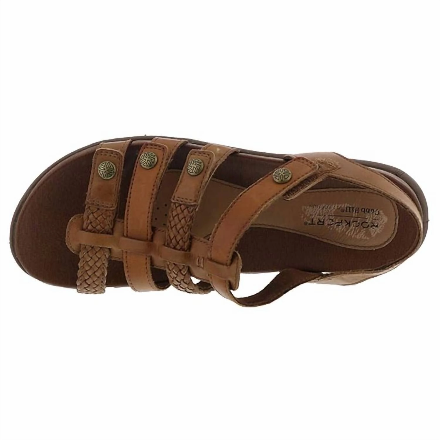 Women's Cobb Hill Rubey Tstrap Sandal In Tan Multi