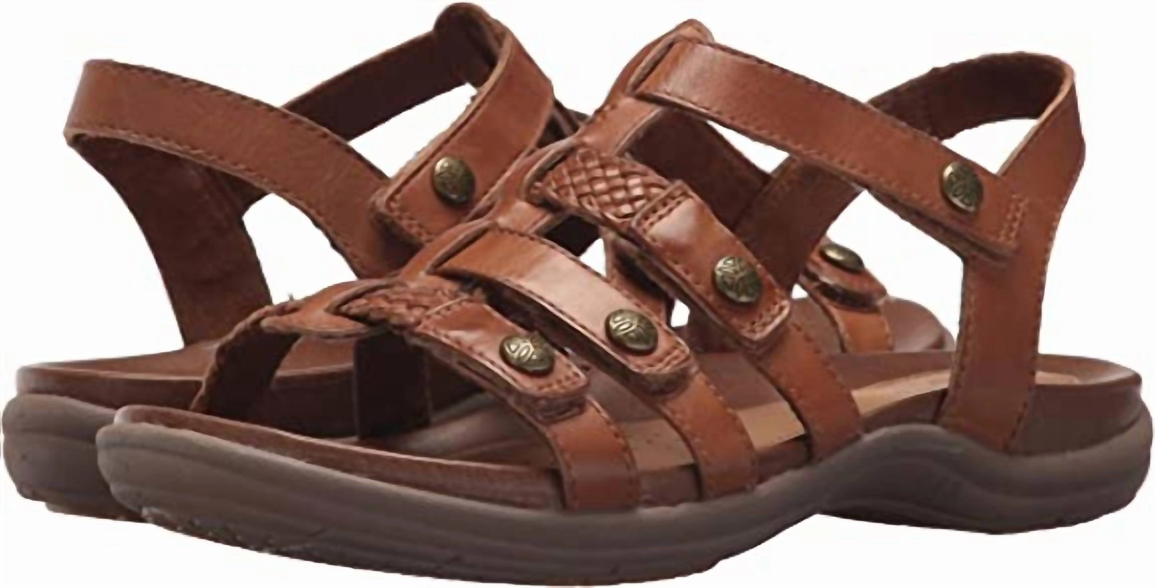 Women's Cobb Hill Rubey Tstrap Sandal In Tan Multi