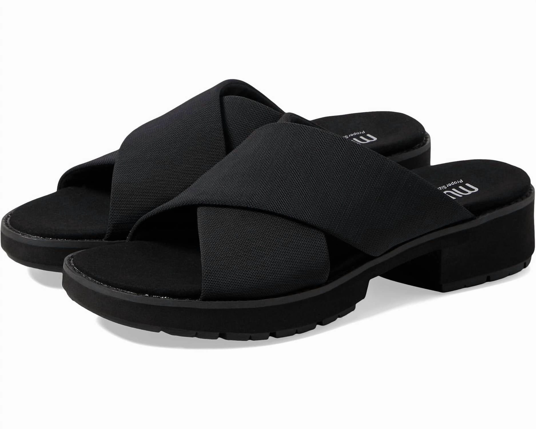 Women's Dekkie Flat Sandals In Black