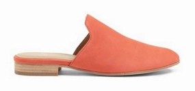 Women's Dion Suede Mule Shoes In Persimmon
