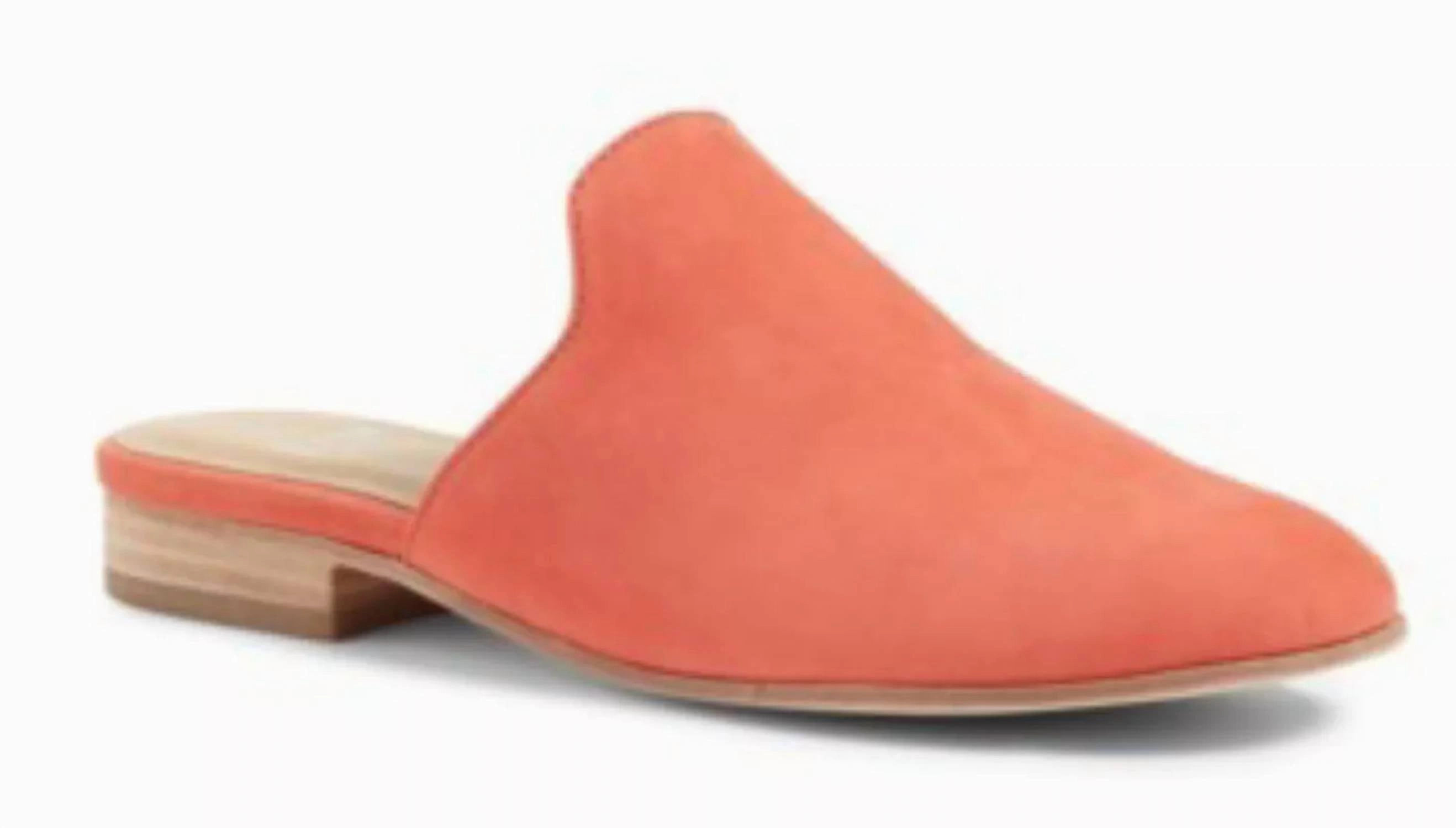 Women's Dion Suede Mule Shoes In Persimmon