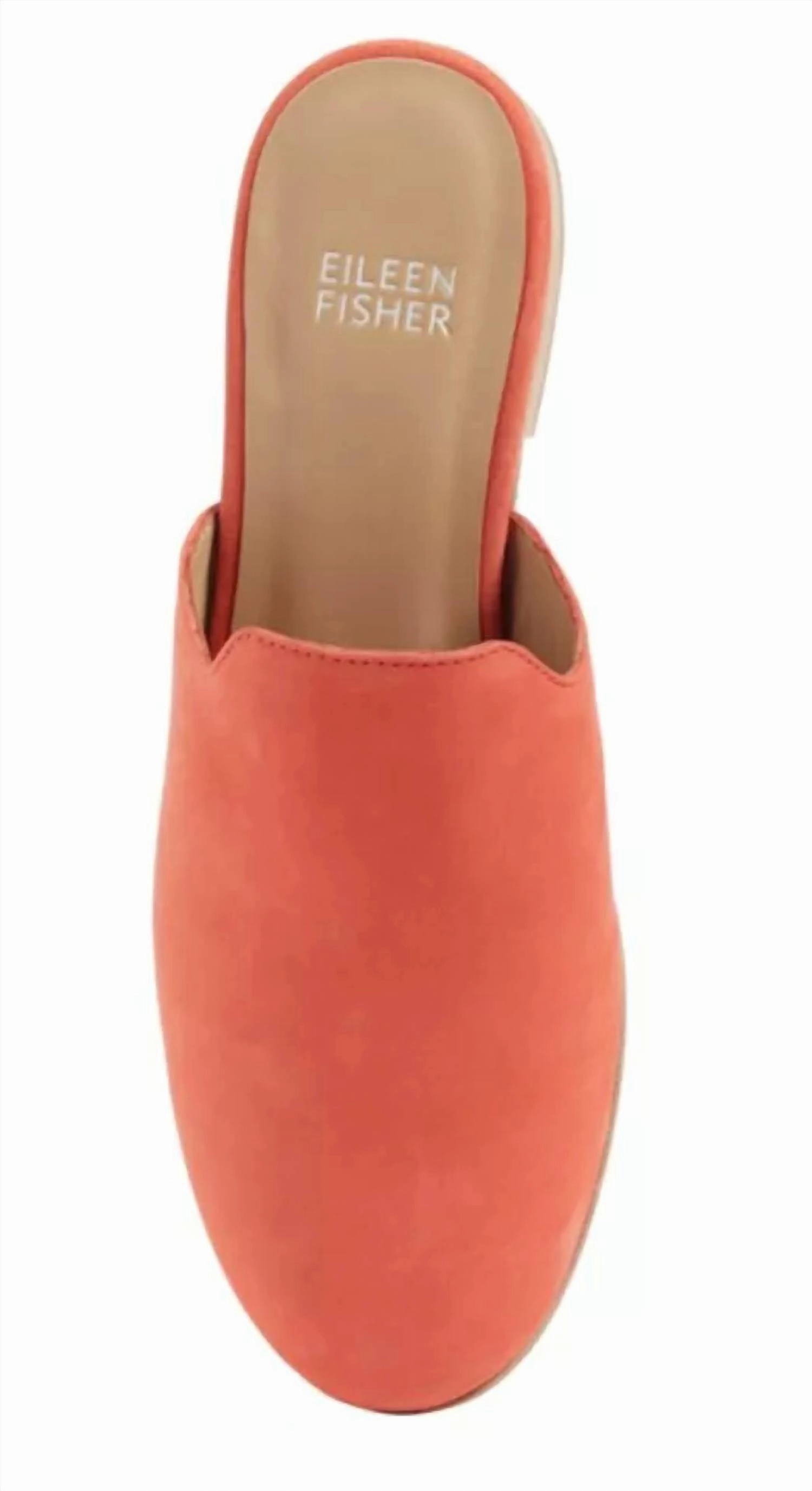 Women's Dion Suede Mule Shoes In Persimmon