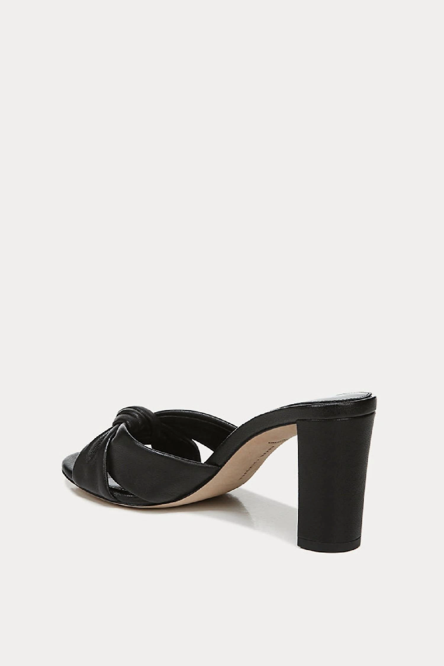 Women's Ganita Knot Front Heeled Sandal In Black