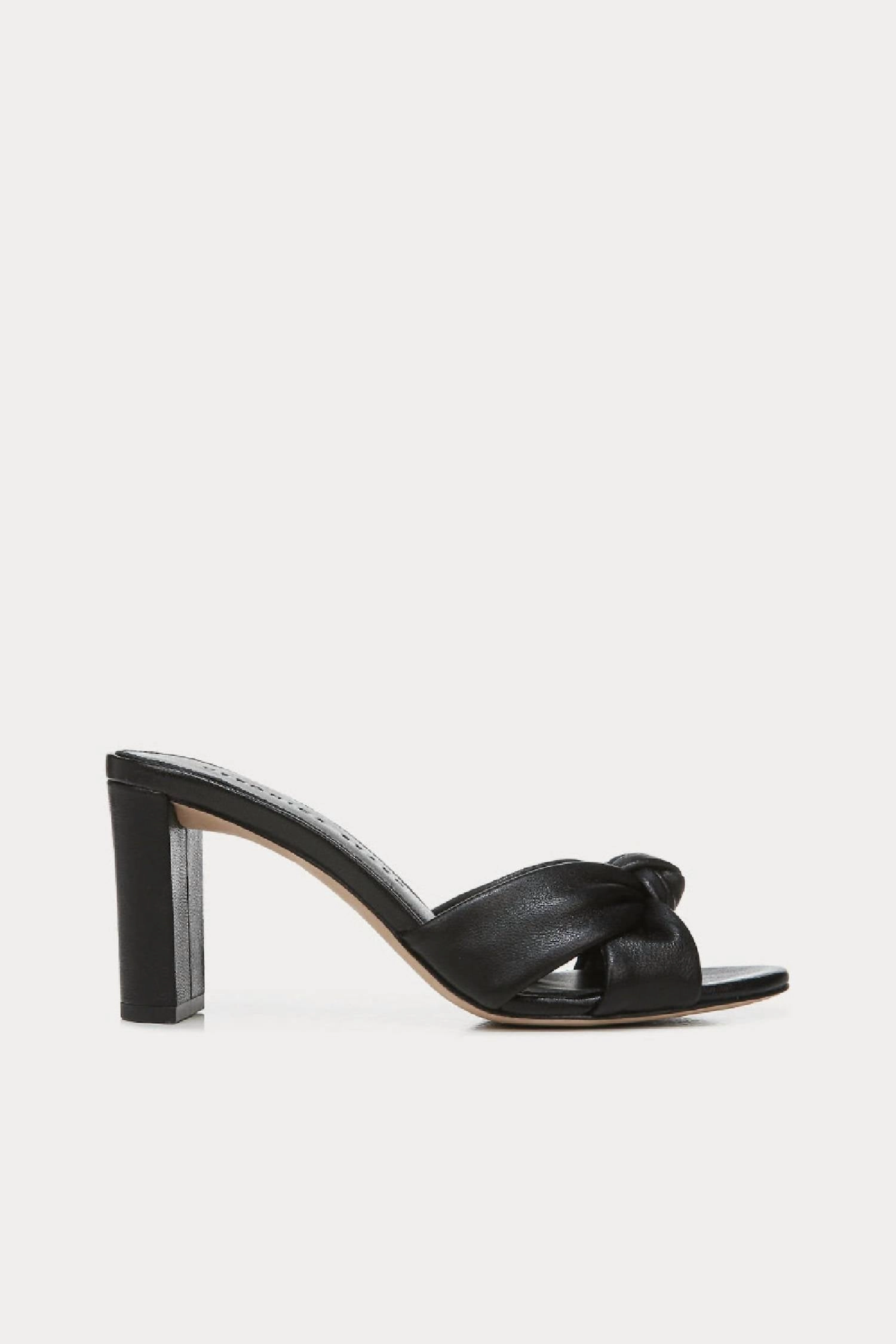Women's Ganita Knot Front Heeled Sandal In Black