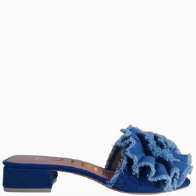 Women's Reflections Denim Sandal In Blue