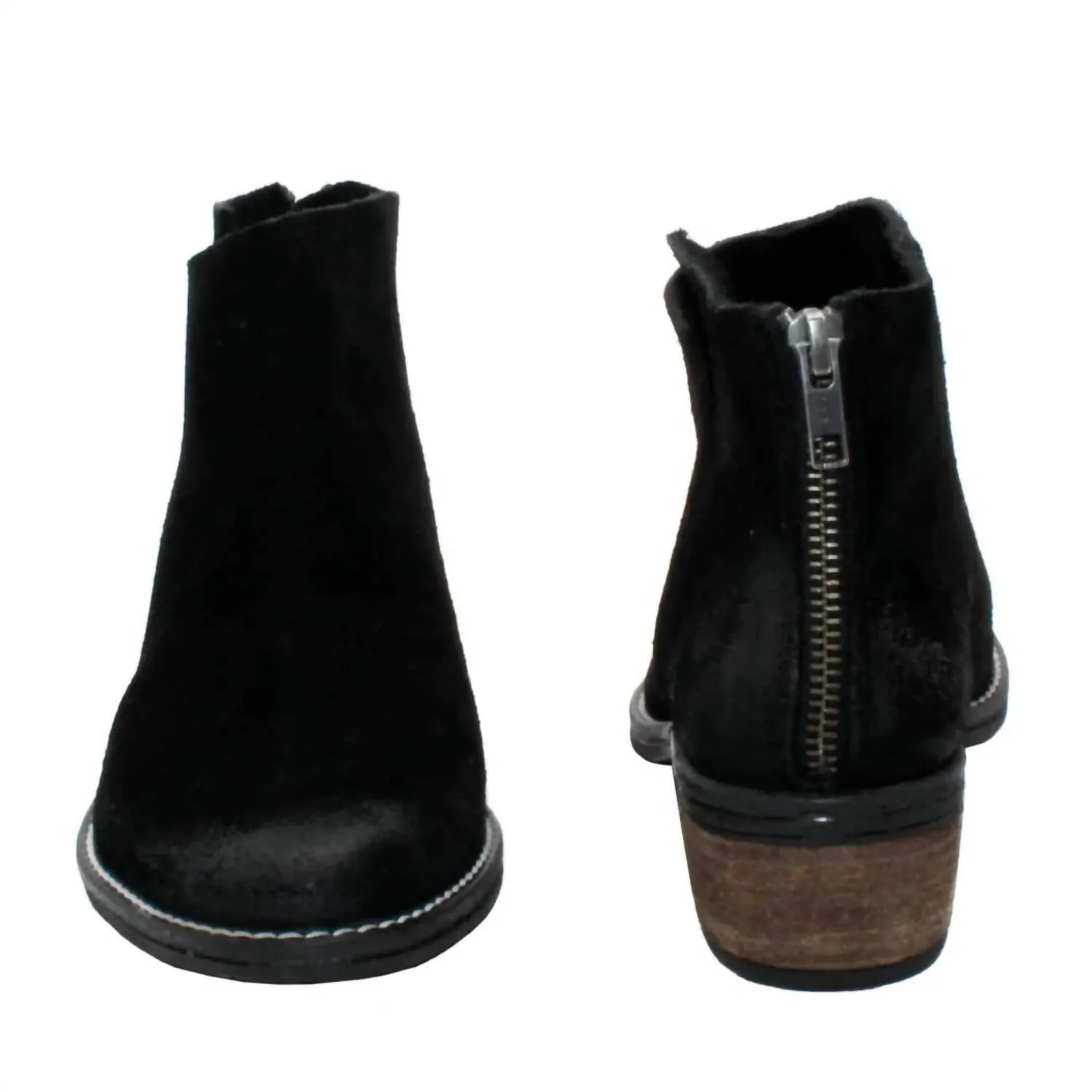 Women's Aldworth Suede Upper Bootie In Black