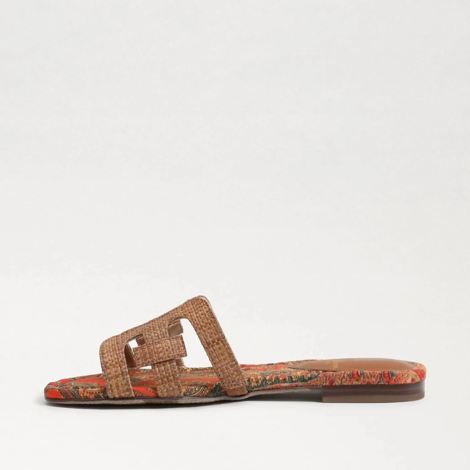 Women's Bay Slide Sandal In Cuoio Weave
