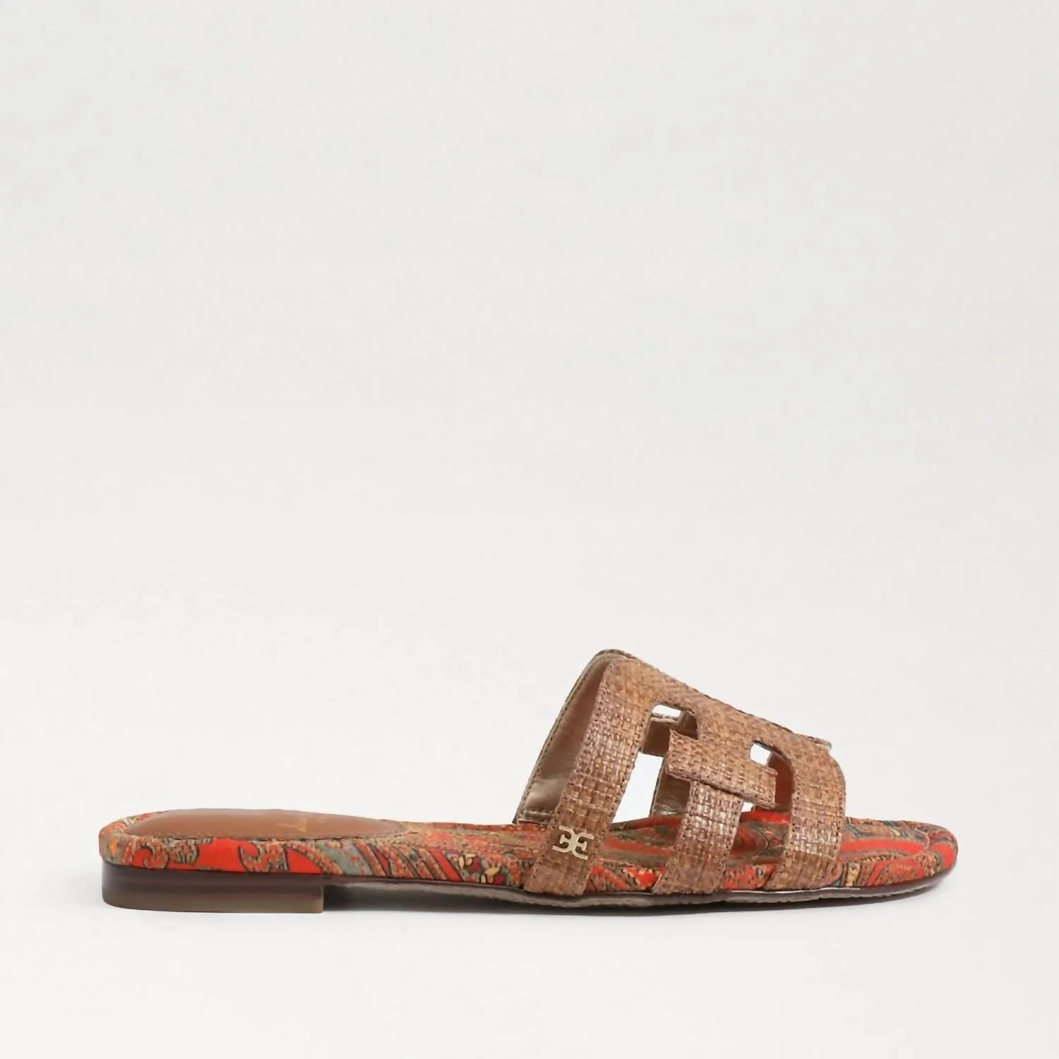 Women's Bay Slide Sandal In Cuoio Weave