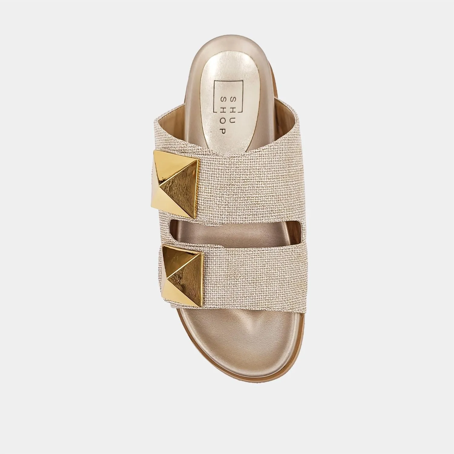 Women's Bernarda Woven Sandal In Gold