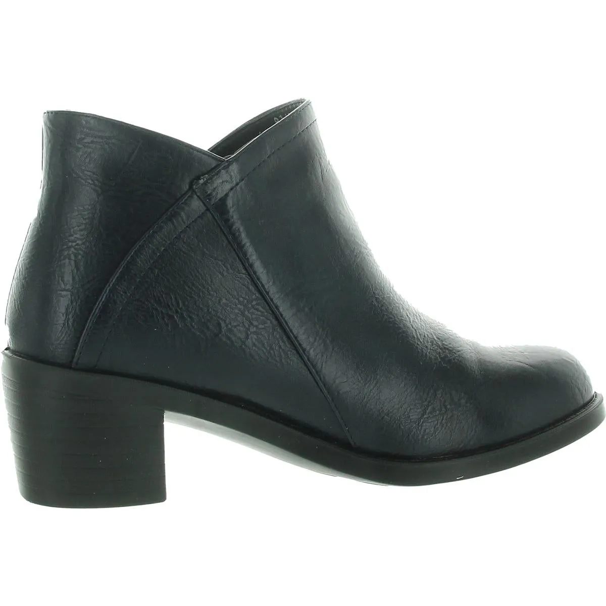 Womens Block Heel Manmade Ankle Boots