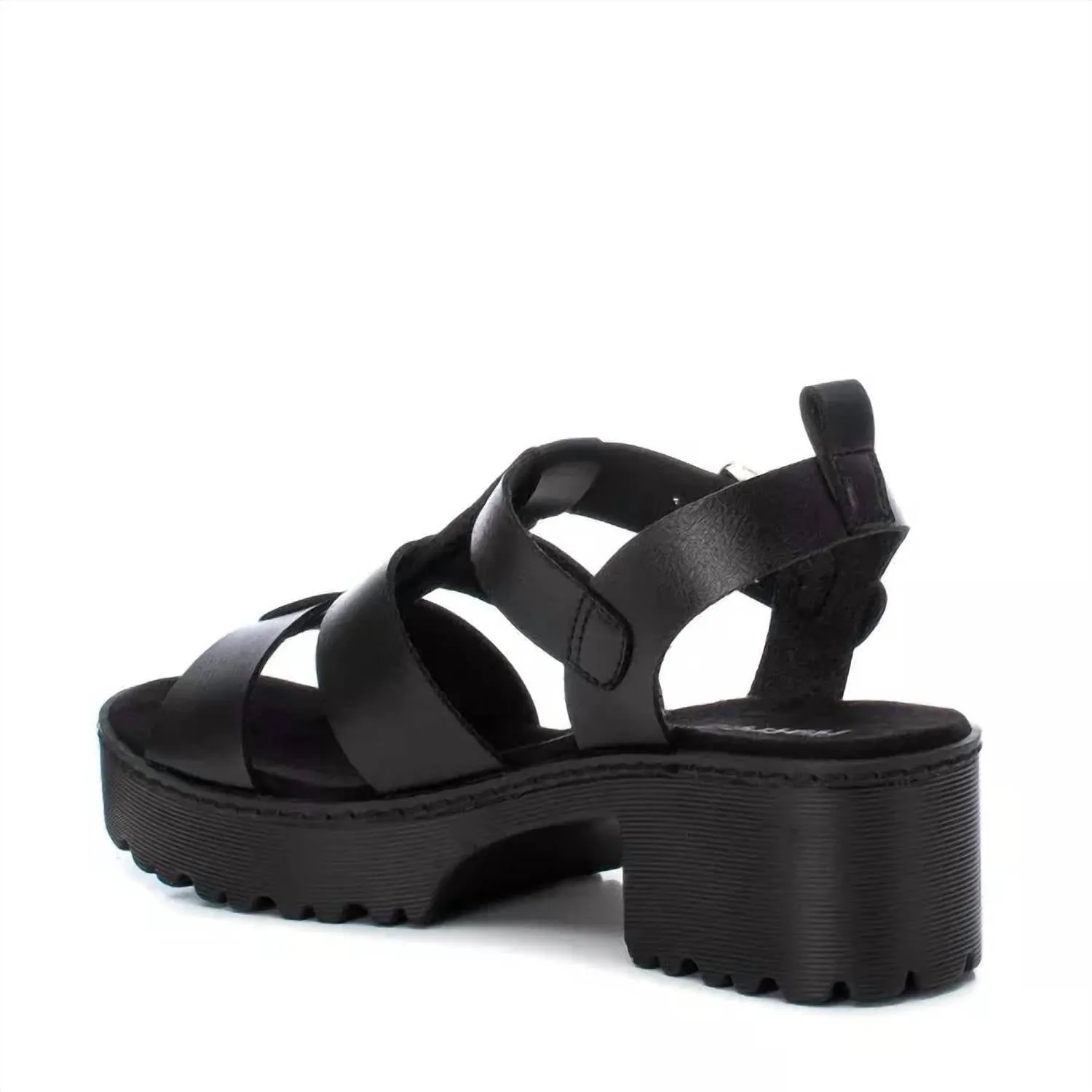 Women's Block Heeled Sandals In Black