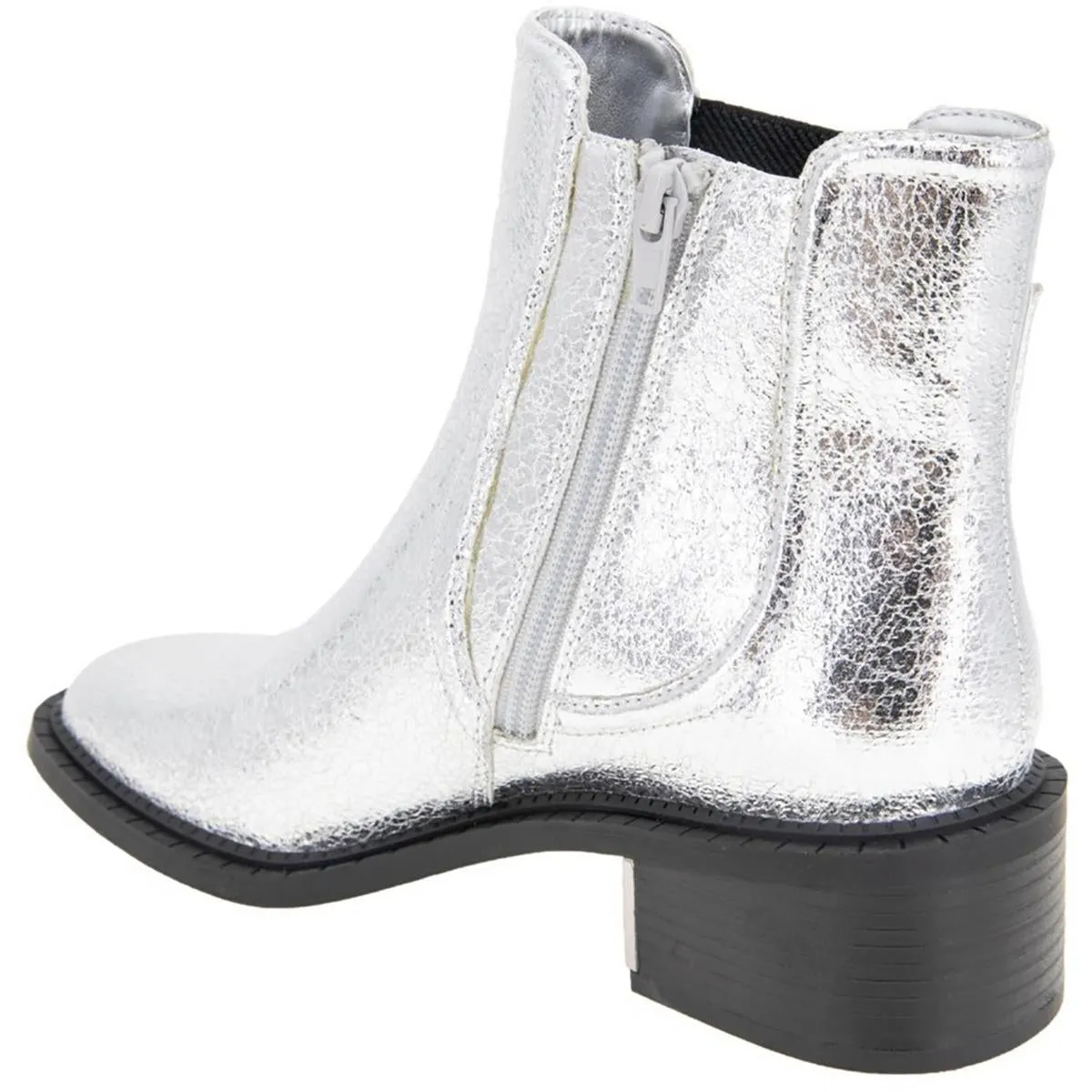 Womens Buckle Man Made Motorcycle Boots