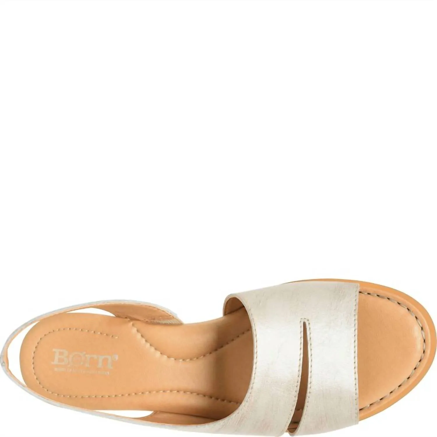 Women's Crista Sandals In Light Gold Panna Cotta