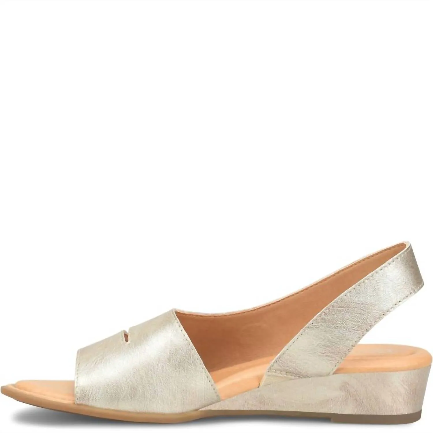 Women's Crista Sandals In Light Gold Panna Cotta
